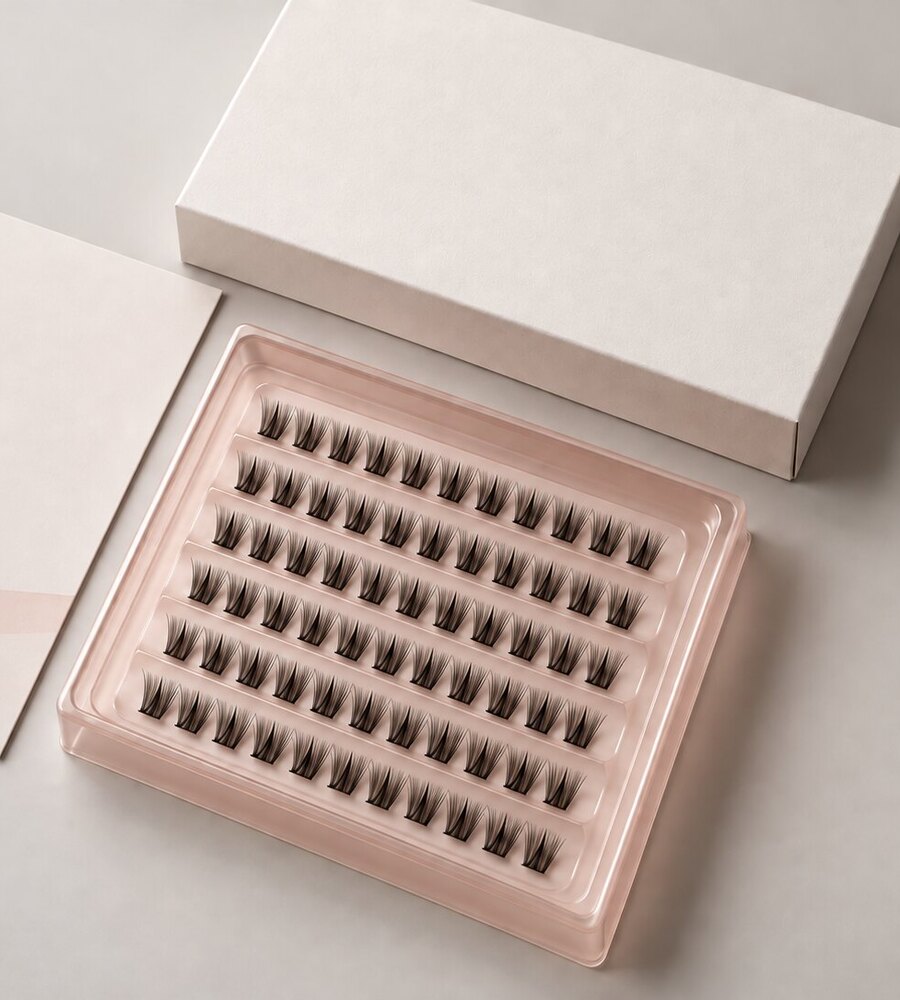 Provisional lash detail