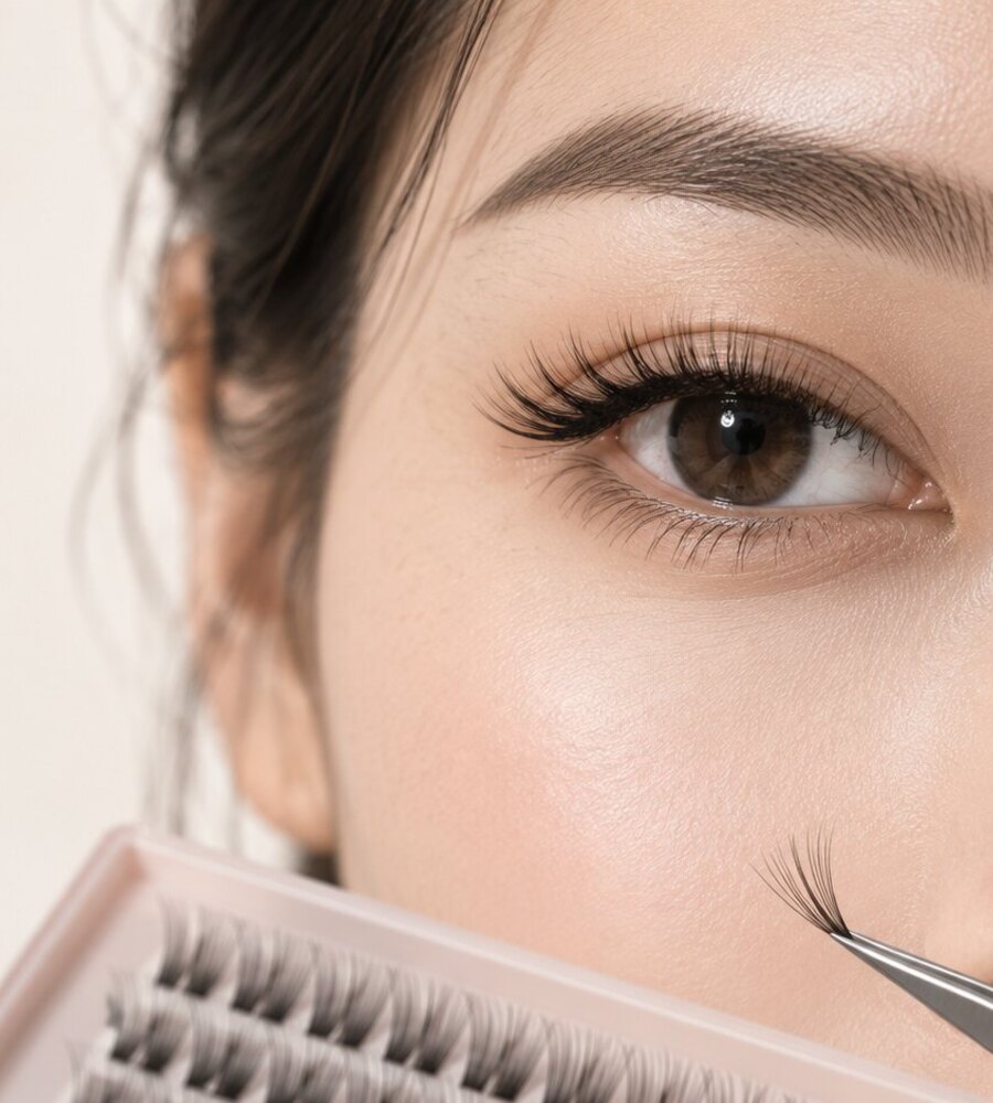 Provisional eye styling visual